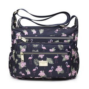 2670 Crossbody Bags Multi Pocket Shoulder Bag Waterproof Nylon Messenger
